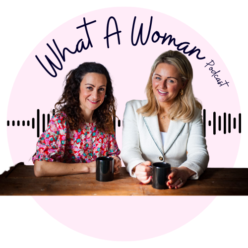 What a woman Podcast logo