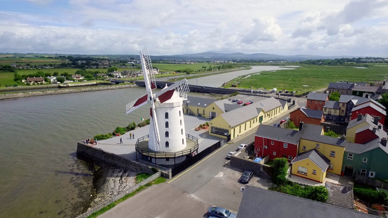 windmill from drone