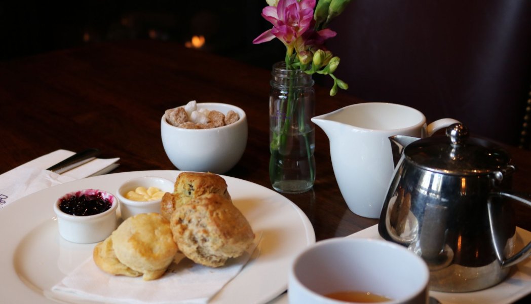 Scones and Tea in Dotts Bar 