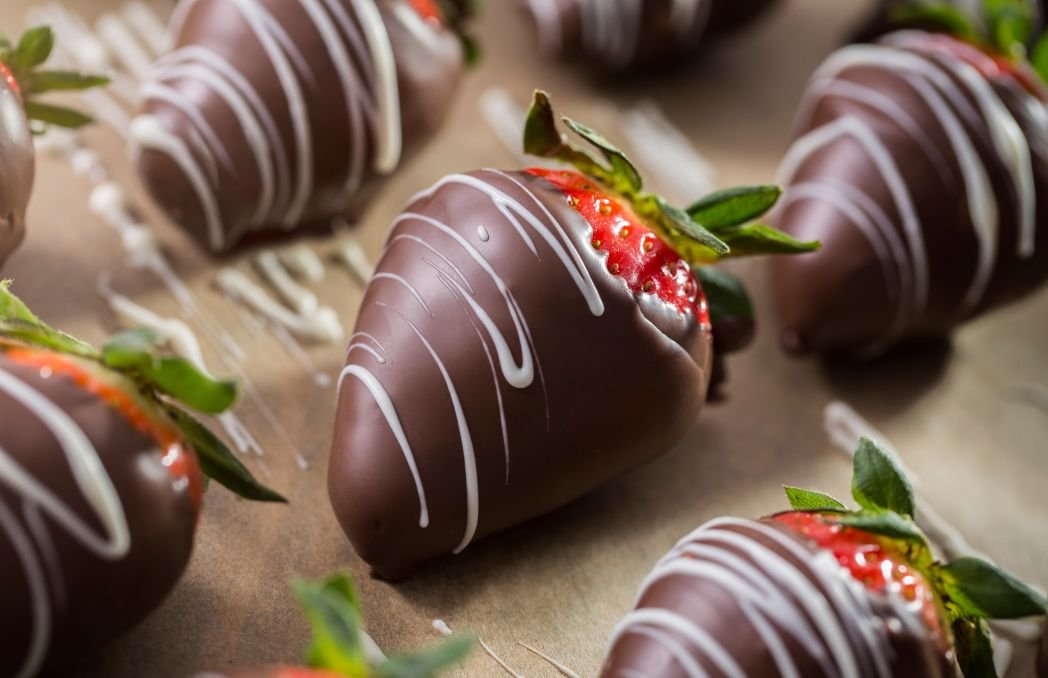 Chocolate-dipped strawberries