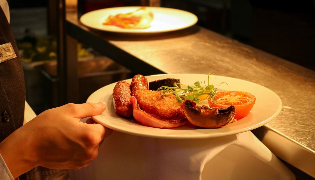 Full Irish Breakfast in The Rose Hotel